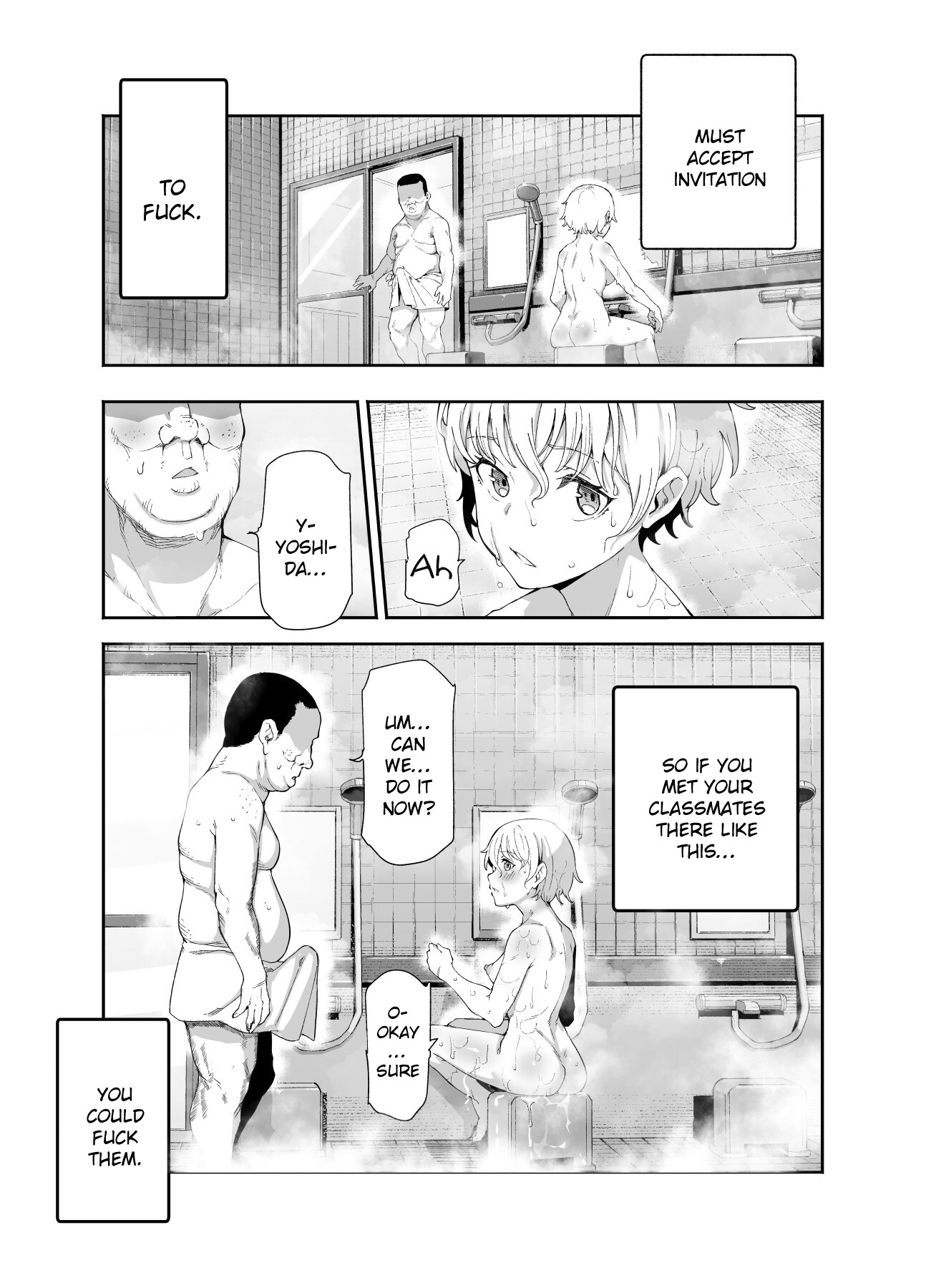 Hentai Manga Comic-A Hidden Cheat-Spot In The Mixed Bath Where It's Expected To Have Sex EX-Read-6